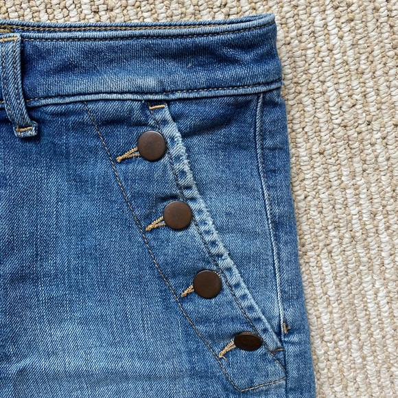 High rise denim shorts - Picture 3 of 4